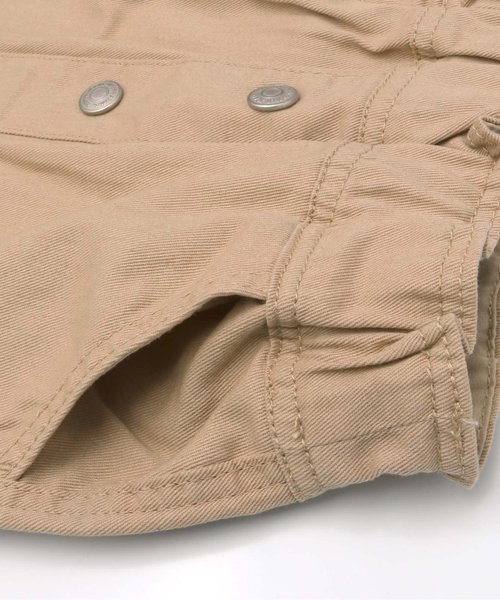 apres les cours（アプレレクール）の「スカラップスカート（スカート・キッズ・ネイビー/ベージュ・110/90/120/140/130/100）」の18枚目の写真