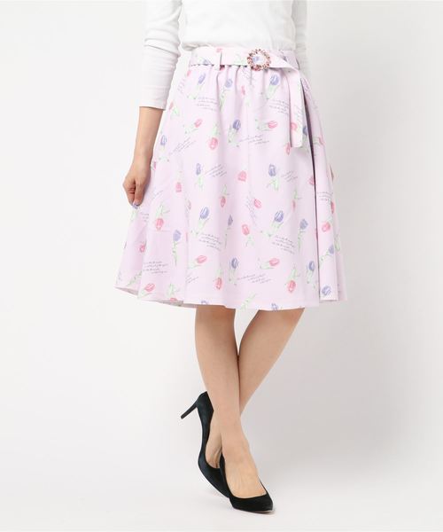 Swankiss（スワンキス）の「SX chuulip S/K（スカート・レディース・ラベンダー/ホワイト・FREE）」の2枚目の写真