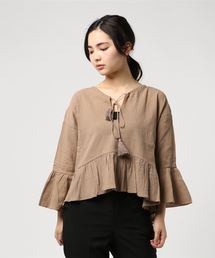 flower | カームフレアトップ(シャツ/ブラウス)