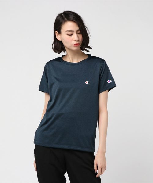 Champion（チャンピオン）の「チャンピオン C VAPOR T-SHIRT（Tシャツ/カットソー・レディース・ホワイト/ブラック/ネイビー/コーラル/ペールイエロー/ラベンダー/グリーン系その他・M/L）」の5枚目の写真