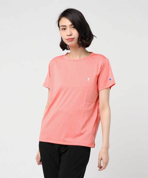 Champion（チャンピオン）の「チャンピオン C VAPOR T-SHIRT（Tシャツ/カットソー・レディース・ホワイト/ブラック/ネイビー/コーラル/ペールイエロー/ラベンダー/グリーン系その他・M/L）」の7枚目の写真
