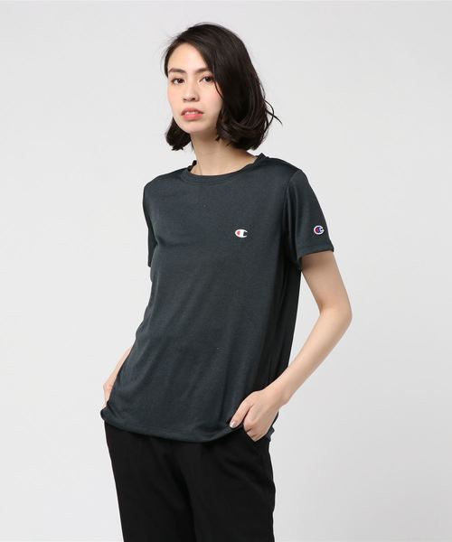 Champion（チャンピオン）の「チャンピオン C VAPOR T-SHIRT（Tシャツ/カットソー・レディース・ホワイト/ブラック/ネイビー/コーラル/ペールイエロー/ラベンダー/グリーン系その他・M/L）」の3枚目の写真