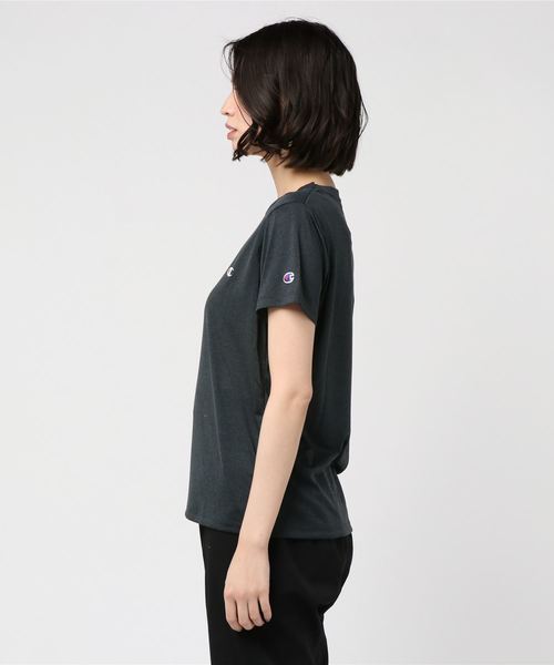Champion（チャンピオン）の「チャンピオン C VAPOR T-SHIRT（Tシャツ/カットソー・レディース・ホワイト/ブラック/ネイビー/コーラル/ペールイエロー/ラベンダー/グリーン系その他・M/L）」の9枚目の写真