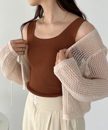 CLEA | スクエアネックニット タンクトップ(タンクトップ)