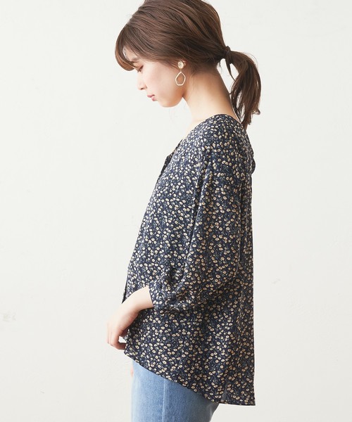 natural couture（ナチュラルクチュール）の「プチプラ金釦ブラウス（シャツ/ブラウス・レディース・ブラック/ベージュ/ネイビー/オフホワイト/サックスブルー/アイボリー/キャメル・FREE）」の22枚目の写真