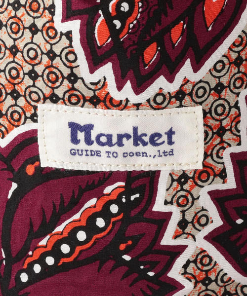 coen（コーエン）の「バティックプリントキンチャク（巾着）（ショルダーバッグ・レディース・レッド/ケリー・FREE）」の7枚目の写真