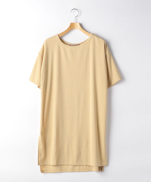 UNITED ARROWS LTD. OUTLET(ユナイテッドアローズアウトレット)の「<A DAY IN THE LIFE>フライス チュニックTシャツ(Tシャツ/カットソー・レディース・ナチュラル・FREE)」の1枚目の写真