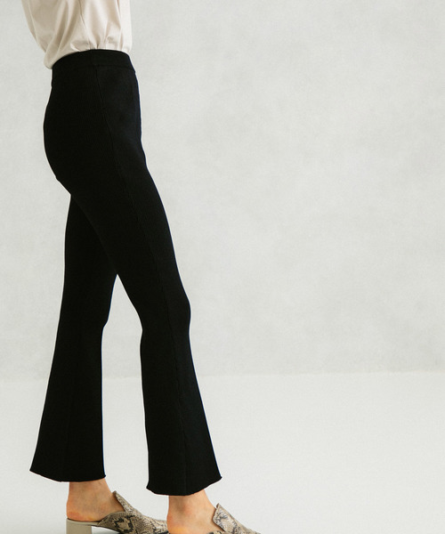 UNITED TOKYO（ユナイテッドトウキョウ）の「リブニットパンツ（その他パンツ・レディース・ブラック/ブラウン/グリーン・1/2）」の5枚目の写真