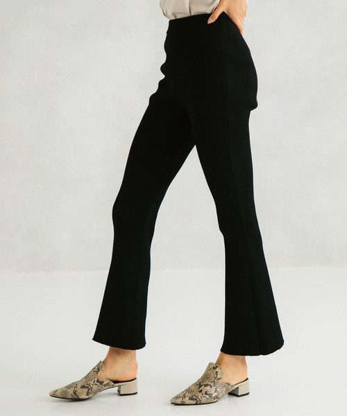 UNITED TOKYO（ユナイテッドトウキョウ）の「リブニットパンツ（その他パンツ・レディース・ブラック/ブラウン/グリーン・1/2）」の8枚目の写真