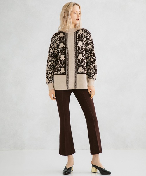 UNITED TOKYO（ユナイテッドトウキョウ）の「リブニットパンツ（その他パンツ・レディース・ブラック/ブラウン/グリーン・1/2）」の22枚目の写真