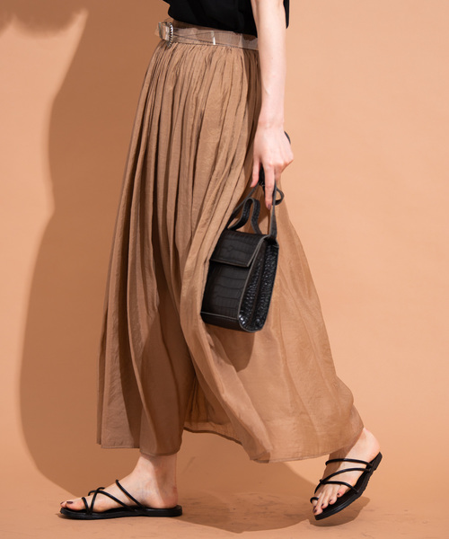 Aunt Marie's（アントマリーズ）の「AUNT MARIE'S ギャザーロングスカート（スカート・レディース・ブラック/ベージュ/オレンジ/ブルー・FREE）」の18枚目の写真