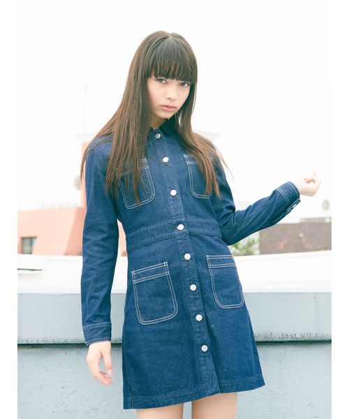 デニムカバーオールワンピース Zozotown Shopping Service Lighted Hk