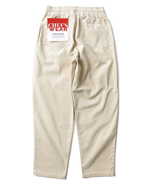 FREAK'S STORE(フリークスストア)の「【ユニセックスでオススメ!/13色展開】WEB限定 シェフパンツ/バギーパンツ/chef pants/ビッグシルエットパンツ/ツイル/コーデュロイ/ペイズリー/(パンツ)」|オフホワイト