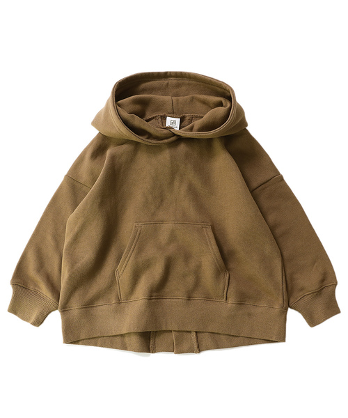 devirock(デビロック)の「スウェットバックスリットチュニック丈プルパーカー(パーカー・キッズ・ライトブラウン/杢グレー/パープル系その他/スミクロ・110cm/100cm/120cm/130cm/140cm/150cm/160cm)」の10枚目の写真