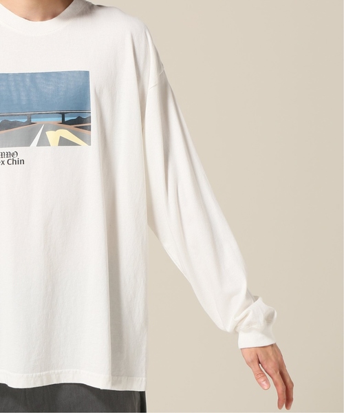 Dunno(ドノウ)の「Dunno / ダノウ nightses LS Tee(Tシャツ/カットソー・メンズ・ブラック/ホワイト・MEDIUM/LARGE/X-LARGE)」の7枚目の写真