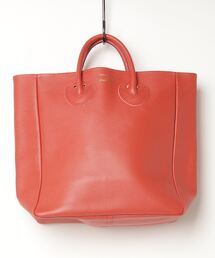 YOUNG&OLSEN/ヤングアンドオルセン】 EMBOSSED LEATHER HAVERSACKS