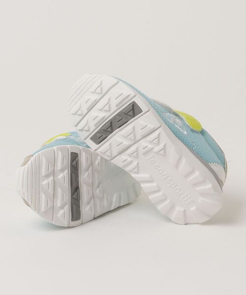 LE COQ(ルコック)の「le coq sportif MONTPELLIER 4 NY F (サックス/ライム)(スニーカー・キッズ・サックスブルー・13.0cm/14.0cm/15.0cm)」の3枚目の写真