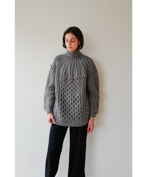 CLANE（クラネ）の「クラネ CLANE / アーチケーブル ハンドニット ARCH