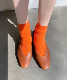 enchanted（エンチャンテッド）の「本革Vカットスクエアパンプス（パンプス）」