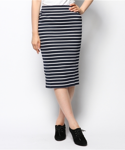 Denime（ドゥニーム）の「Bポンチタイトスカート（スカート・レディース・アイボリー/ブラック/グレー/ネイビー・FREE）」の4枚目の写真