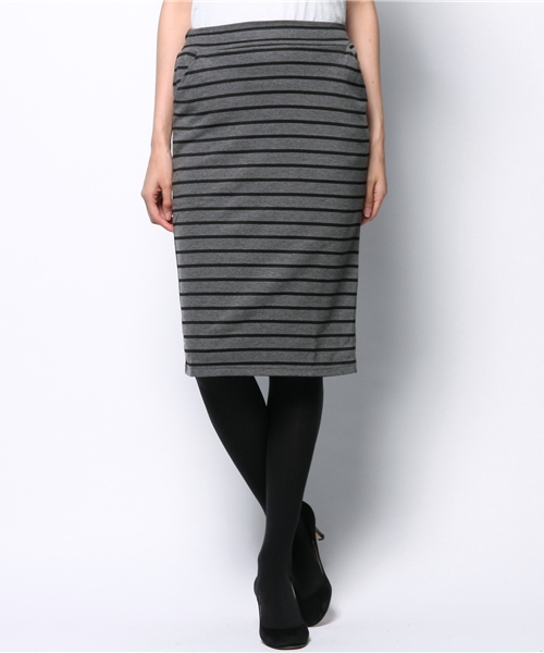 Denime（ドゥニーム）の「Bポンチタイトスカート（スカート・レディース・アイボリー/ブラック/グレー/ネイビー・FREE）」の3枚目の写真