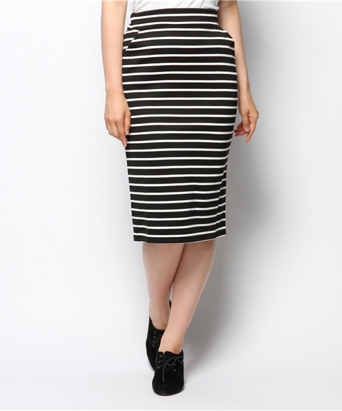 Denime（ドゥニーム）の「Bポンチタイトスカート（スカート・レディース・アイボリー/ブラック/グレー/ネイビー・FREE）」の2枚目の写真