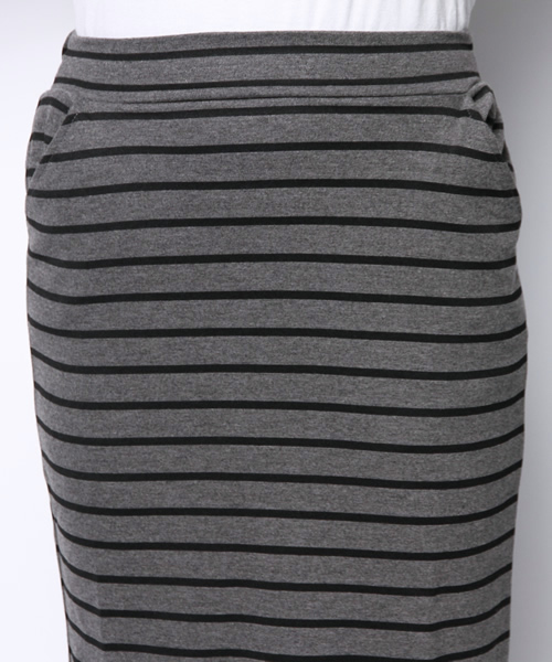 Denime（ドゥニーム）の「Bポンチタイトスカート（スカート・レディース・アイボリー/ブラック/グレー/ネイビー・FREE）」の7枚目の写真
