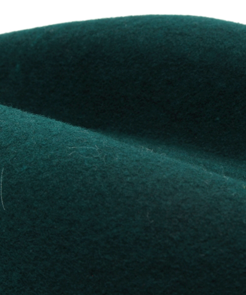 green label relaxing(グリーンレーベルリラクシング)の「GLRフェルトナカオレハット(ハット・キッズ・ケリー/ブラック/ダークグレー・52cm/54cm)」の9枚目の写真