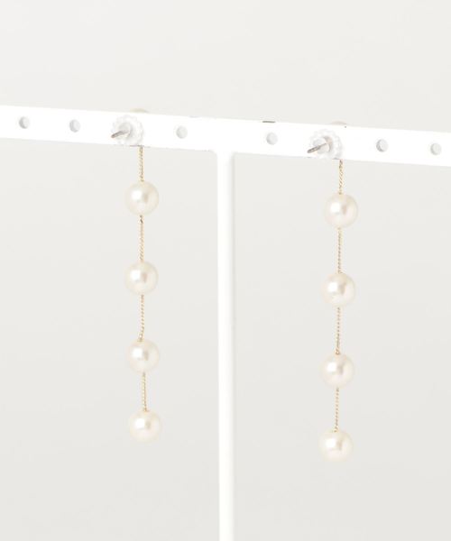 ISS（イズ）の「ISS:ステーションパールピアス（ピアス（両耳用）・レディース・ゴールド/シルバー・FREE）」の5枚目の写真