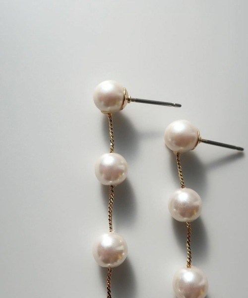 ISS（イズ）の「ISS:ステーションパールピアス（ピアス（両耳用）・レディース・ゴールド/シルバー・FREE）」の10枚目の写真