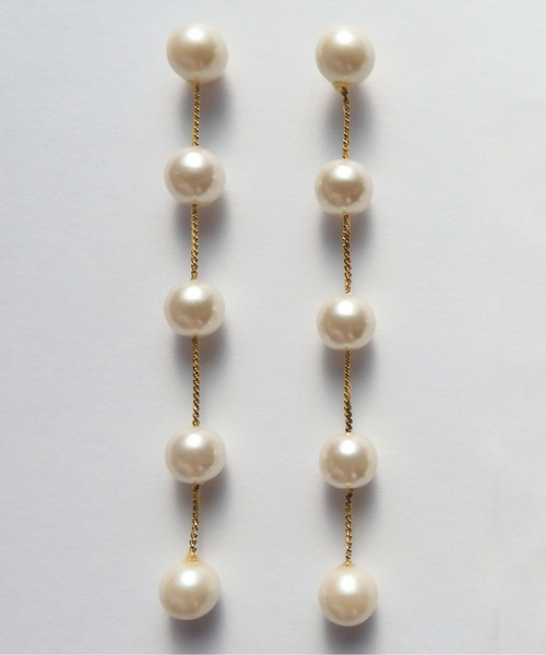 ISS（イズ）の「ISS:ステーションパールピアス（ピアス（両耳用）・レディース・ゴールド/シルバー・FREE）」の12枚目の写真