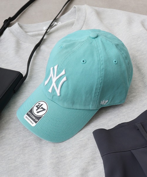 MLB公認 '47BRAND CLEAN UP CAP NY LA New York Yankees
