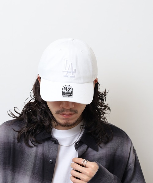 MLB公認 '47BRAND CLEAN UP CAP NY LA New York Yankees