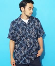 ８(eight) | 総柄 アロハシャツ 半袖 開襟(シャツ/ブラウス)