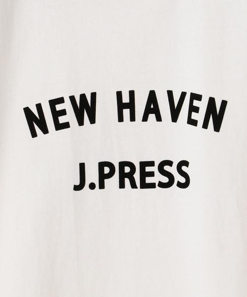 J.PRESS（ジェイプレス）の「フロッキーロゴ プリントTシャツ（Tシャツ/カットソー・メンズ・ホワイト系・LARGE/MEDIUM）」の4枚目の写真