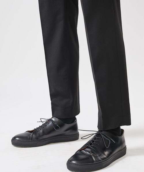 STUDIOUS ストレッチテーパードパンツ