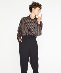 SHAREEF | BLOCK STRIPE L/S SHIRTS(シャツ/ブラウス)