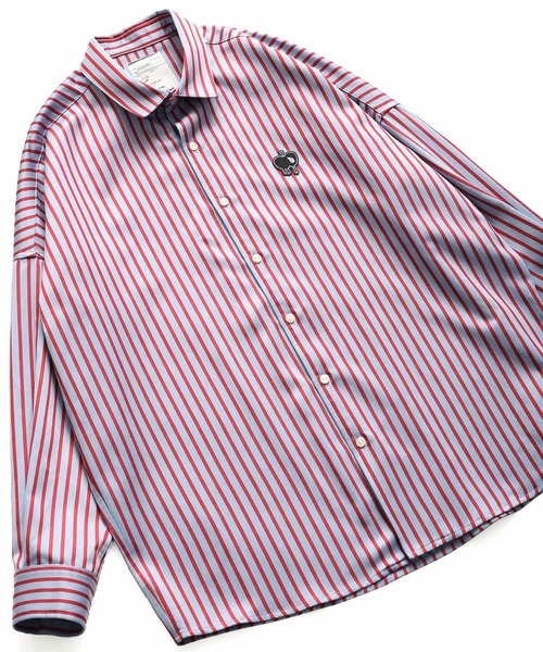 SHAREEF（シャリーフ）の「BLOCK STRIPE L/S SHIRTS（シャツ/ブラウス・メンズ・ライトブルー/オレンジ/ブラック・1/3/2）」の15枚目の写真