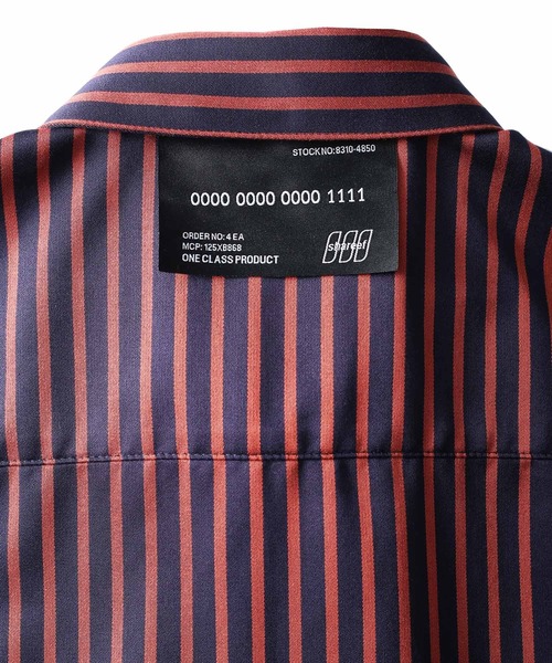 SHAREEF（シャリーフ）の「BLOCK STRIPE L/S SHIRTS（シャツ/ブラウス・メンズ・ライトブルー/オレンジ/ブラック・1/3/2）」の19枚目の写真