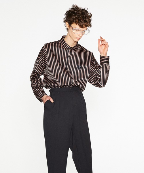 SHAREEF（シャリーフ）の「BLOCK STRIPE L/S SHIRTS（シャツ/ブラウス