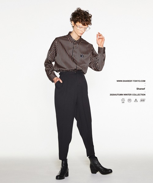 SHAREEF（シャリーフ）の「BLOCK STRIPE L/S SHIRTS（シャツ/ブラウス・メンズ・ライトブルー/オレンジ/ブラック・1/3/2）」の21枚目の写真