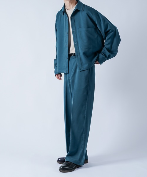 kutir（クティール）の「ワイドシャツ（セットアップ着用可能）（シャツ/ブラウス・メンズ・ダークブラウン/ベージュ/ダークブルー・MEDIUM/LARGE）」の19枚目の写真