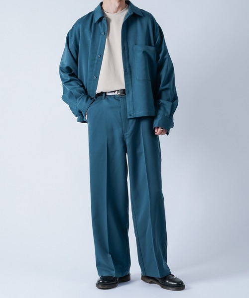 kutir（クティール）の「ワイドシャツ（セットアップ着用可能）（シャツ/ブラウス・メンズ・ダークブラウン/ベージュ/ダークブルー・MEDIUM/LARGE）」の15枚目の写真