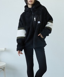 【TONE MEN'S】ボアZIPパーカー(BL)