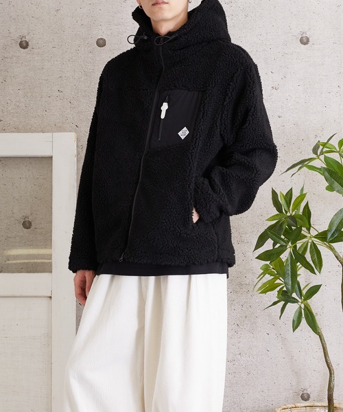 TONE SELECT WEAR(トーンセレクトウェア)の「【TONE MEN'S】ボアZIPパーカー(BL)(ブルゾン・レディース・ホワイト/ブラック/ダークグリーン/ベージュ/ブラック系その他/モカ/カーキ/ライトパープル/キャメル/その他1/その他2/その他3/ブラウン系その他/ベージュ系その他・MEDIUM/LARGE/X-LARGE)」の2枚目の写真