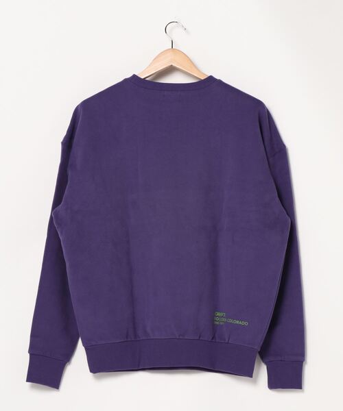 CAMP7（キャンプセブン）の「【CAMP7】スクエアロゴプリントスウェット（スウェット・レディース・ホワイト/ブラック/パープル・M/L）」の5枚目の写真