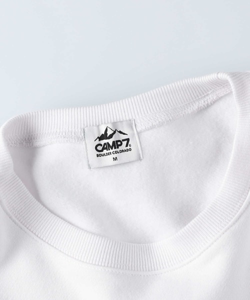 CAMP7（キャンプセブン）の「【CAMP7】スクエアロゴプリントスウェット（スウェット・レディース・ホワイト/ブラック/パープル・M/L）」の19枚目の写真