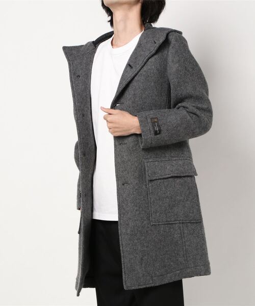 MICHEL KLEIN HOMME   （ミッシェルクランオム）の「コート（AIRウール）（その他アウター・メンズ・ブラウン/ネイビー/グレー・46/48/51）」の2枚目の写真