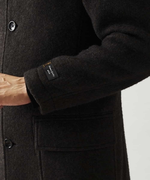 MICHEL KLEIN HOMME   （ミッシェルクランオム）の「コート（AIRウール）（その他アウター・メンズ・ブラウン/ネイビー/グレー・46/48/51）」の11枚目の写真