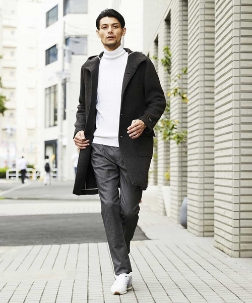 MICHEL KLEIN HOMME   （ミッシェルクランオム）の「コート（AIRウール）（その他アウター・メンズ・ブラウン/ネイビー/グレー・46/48/51）」の18枚目の写真